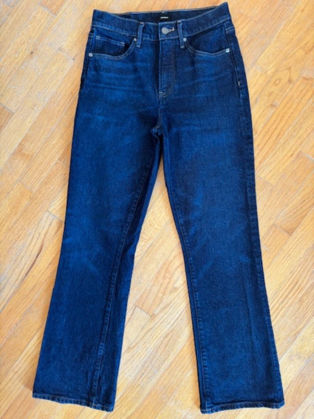 Express '90s Bootcut High Rise Stretch Jeans Dark Wash Women's Size 4